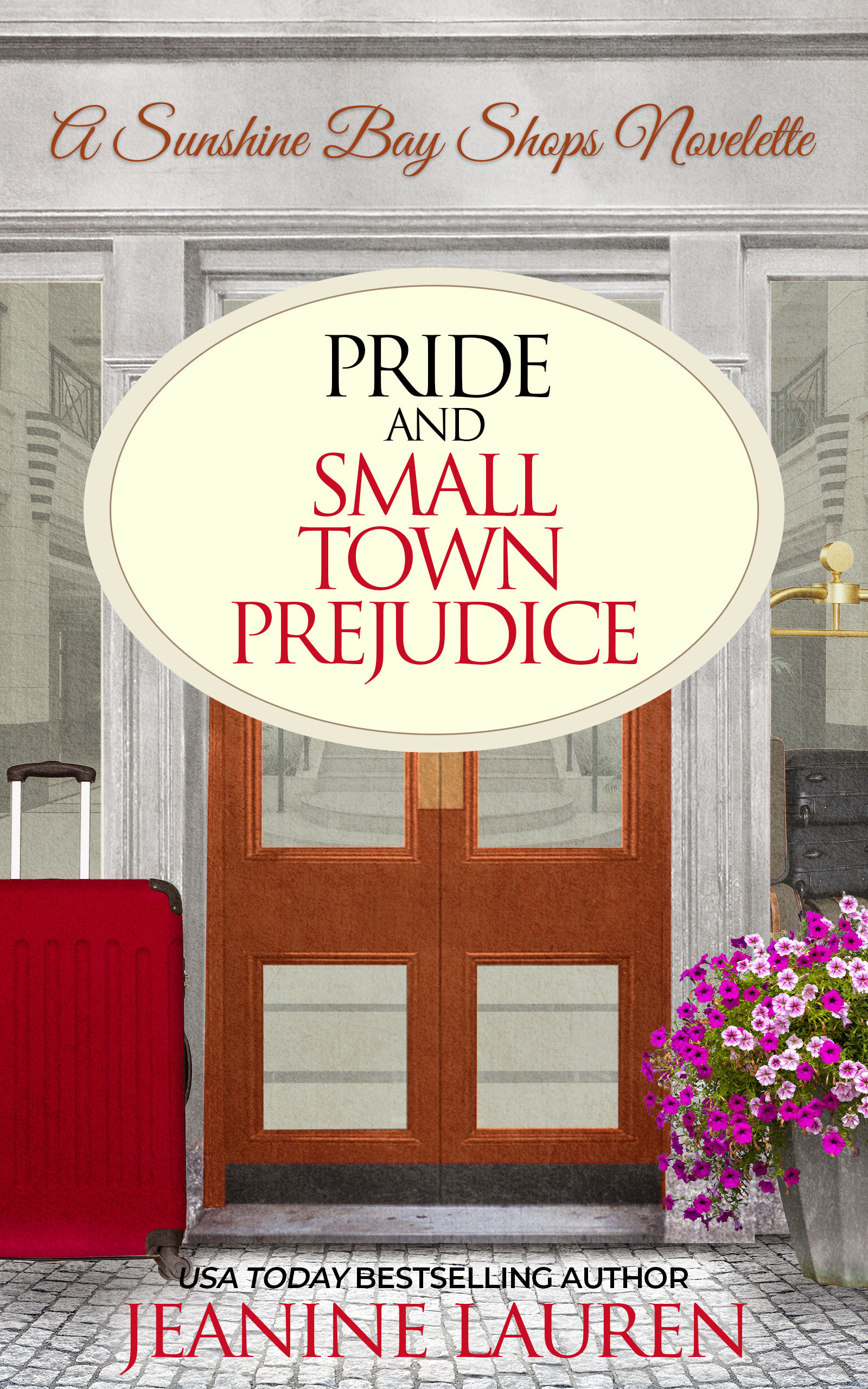 prideandsmalltownprejudice Book Cover for Snowed In With You by Jeanine Lauren